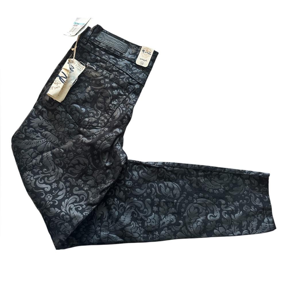 Seven7 Dark Floral Jeans
